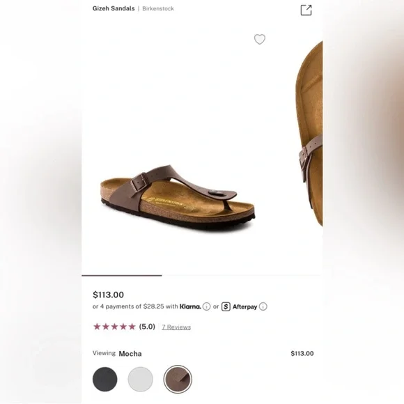 Gizeh Birkenstock Thong Sandals - Picture 7 of 8